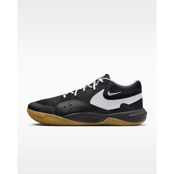 Nike Hyperquick Volleyball Shoes Black/Flat Silver/White Sz M 10 W 11.5 main image 5